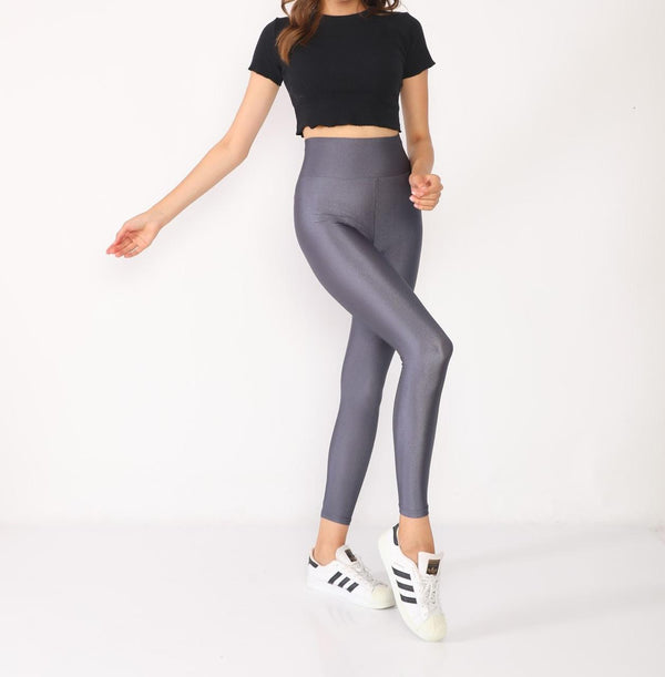 Shiny High-waisted Leggings - BUTIK EDITION