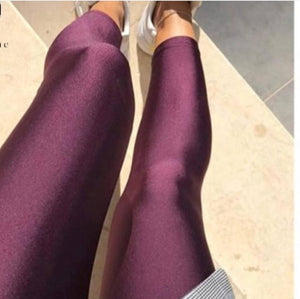 Shiny High-waisted Leggings