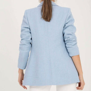 Winter blue blazer