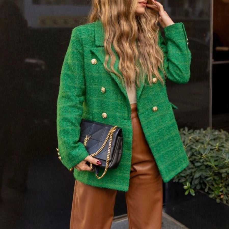 Green Winter Blazer