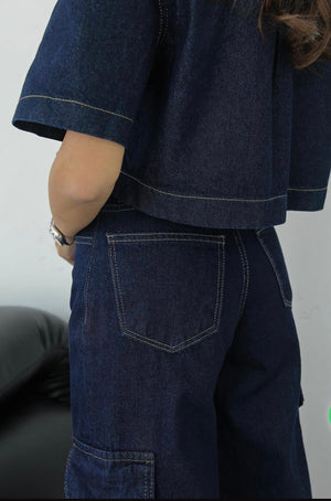 Denim Set with pockets