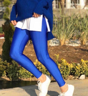 Shiny High-waisted Leggings