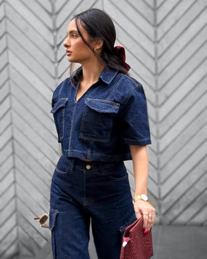 Denim Set with pockets