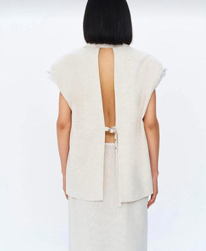 Oversize Linen vest