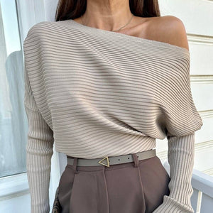 Asymmetric Ribbed Top