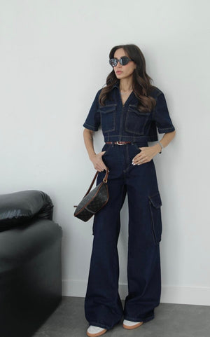 Denim Set with pockets