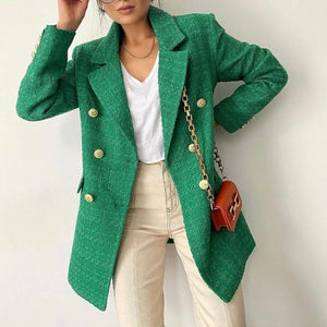 Green Winter Blazer