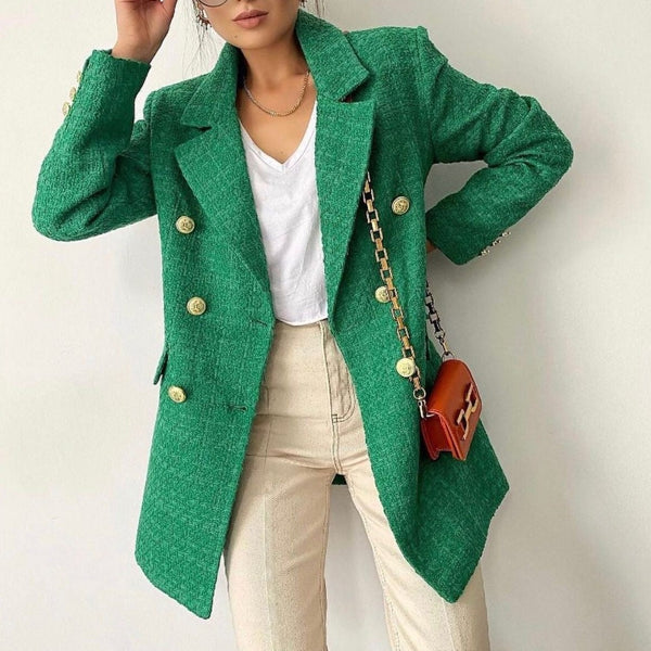 Green Winter Blazer