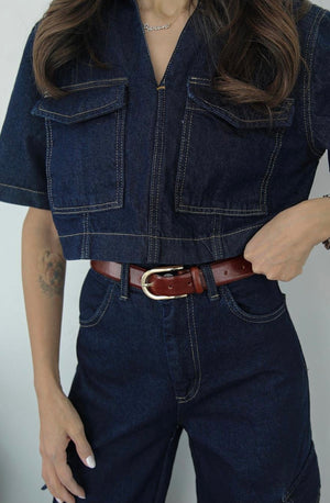 Denim Set with pockets