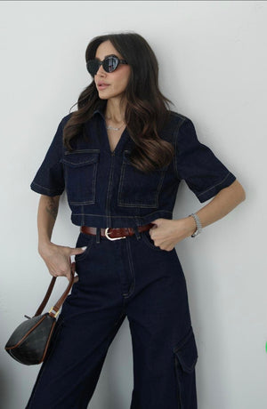 Denim Set with pockets