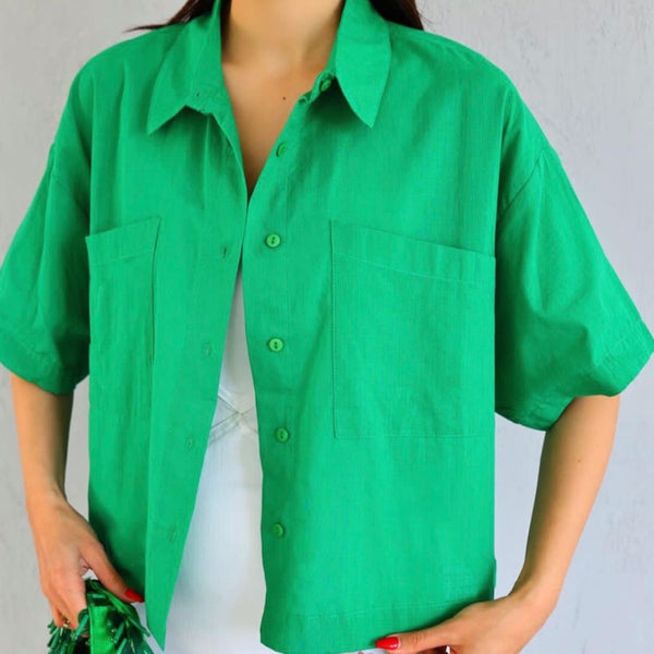 Green Casual Shirt