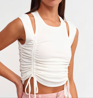 Sided Draped Top