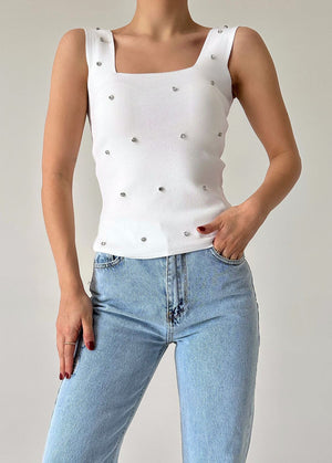 Tank Top Basic with Stud